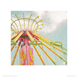 Fairground Ride Giclee Print by Zee Longenecker