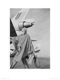 Carmen Dell Orefice, Planes c. Vogue 1970 Reproduction procédé giclée par Norman Parkinson