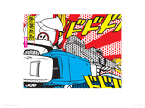 I pressed the fire control Giclee Print by Terratag 