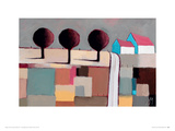 Field End Lane Giclee Print by Derek Melville