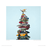 Super Hero High Performance Stack Giclée-Druck von Jeremy Dickinson