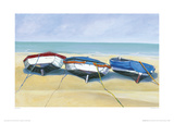 Beach Boats, St Ives Giclee Print by Jane Hewlett
