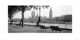 Houses Of Parliament And The River Thames Giclee Print by Anon 