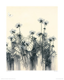 Weiße Blumen Giclée-Druck von Hans Andkjaer