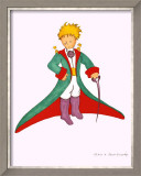 Petit Prince et la Cape Rouge Limited Edition Framed Print by Antoine de Saint-Exupéry