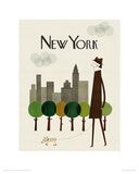 New York Giclee Print by Blanca Gomez