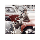 Model & Car, Vogue October 1959 Giclée-Druck von Norman Parkinson