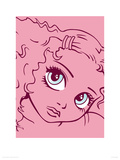 Girl in Pink Giclée-Druck von Terratag 
