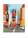 Times Square, NYC Giclee Print by Andy Burgess