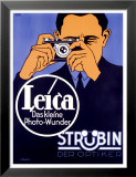 Appareil photo Leica Estampe encadrée par Hubert Saget