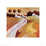 Red Roofs Giclee Print by Derek Melville