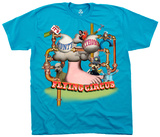 Monty Python- Flying Circus Foot Shirt