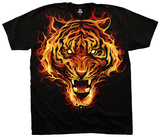 Fantasy- Fire Tiger T-shirts
