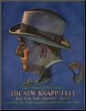 Knapp-Felt, Magazine Advertisement, USA, 1920 Lámina montada en tabla