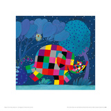 Elmer and the Lost Teddy Giclee Print by David Mckee