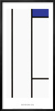 Composition (blanc-bleu) Posters par Piet Mondrian