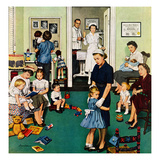 "Separation Anxiety", September 3, 1955 Giclee Print by Stevan Dohanos