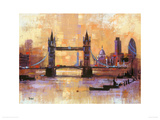 Tower Bridge, London Giclee Print by Colin Ruffell