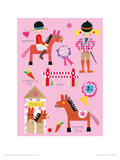 Gymkhana Giclee Print by Rachel Taylor