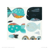 Funny Fish Giclee Print by Anne Davies