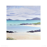 Sheep on the Shore, Barra Giclee Print by Alexandra Steele