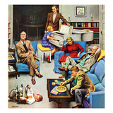 "Home Recital", March 3, 1951 Giclee Print by John Falter
