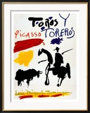 Bull with Bullfighter Prints by Pablo Picasso