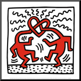 Untitled, c.1989 Mounted Print by Keith Haring