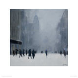 White Out - 5th Avenue Giclee Print by Jon Barker