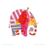 Big Elephant, Little Mouse Giclee Print by Sarah Battle