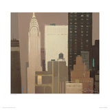 Chrysler Building Giclee Print by Xavier Carbonell