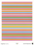 2012 Olympics-Bridget Riley-Rose Rose Reprodukcje autor Briget Riley