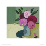 Pink Peonies Giclee-trykk av Lara Bowen