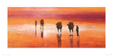 Camels, Chalbi Desert, Kenya Giclée-Druck von Jonathan Sanders