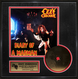 Ozzy Osburne - Diary of a Madman Gold CD Framed Memorabilia