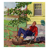 "Shade Tree", April 12, 1958 Giclee Print by Richard Sargent