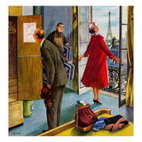 "Paris Hotel", July 14, 1956 Giclee Print by Constantin Alajalov