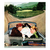 "Fork in the Road", July 7, 1956 Reproduction procédé giclée par George Hughes