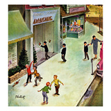 "Dancing Cotillion", March 16, 1957 Giclee Print by Thornton Utz