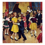"Dance Cotillion", April 28, 1951 Giclee Print by Amos Sewell