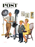 "At the Photographer" Saturday Evening Post Cover, September 26, 1959 Reproduction procédé giclée par Kurt Ard