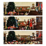 "Christmas Morning", December 27, 1958 Reproduction procédé giclée par Ben Kimberly Prins