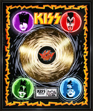 KISS - "Sonic Boom" Gold LP Framed Memorabilia