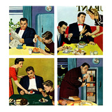 "Night Raid", November 6, 1954 Giclee Print by Richard Sargent