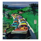 "Resume Safe Speed", May 30, 1959 Giclee Print by Thornton Utz
