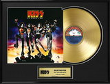 KISS - "Destroyer" Gold LP Framed Memorabilia