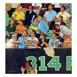 "No Time for a Hotdog", April 11, 1959 Giclee Print by Richard Sargent