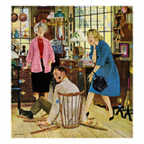 "Broken Antique Chair", June 20, 1959 Giclee Print by John Falter