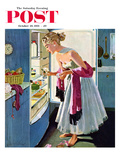 "Prom Momento" Saturday Evening Post Cover, October 29, 1955 Giclee Print by M. Coburn Whitmore