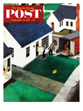 "The Tuba Next Door" Saturday Evening Post Cover, September 27, 1952 Giclee Print by George Hughes